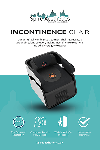 An image of Pelvic Floor Chair Therapy Langside and the benefits.